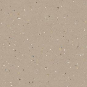 Carrelage sol / mur effet terrazzo 80x80 cm Croccante-R Avellana (vendu par boite de 1.28m2)