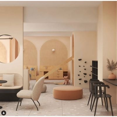 Carrelage sol / mur effet terrazzo 80x80 cm RIBE R BEIGE
