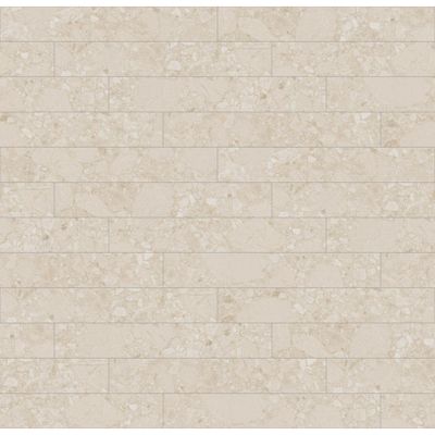 Carrelage sol / mur effet terrazzo beige 19,4x120 cm CREAM R BEACH