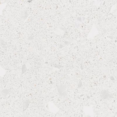 Carrelage sol / mur effet terrazzo blanc 120x120 cm MISCELA NACAR
