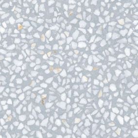 Carrelage sol / mur effet terrazzo bleu 30x30 cm FARNESE AMALFI AZUL (vendu par boite de 0.99m2)