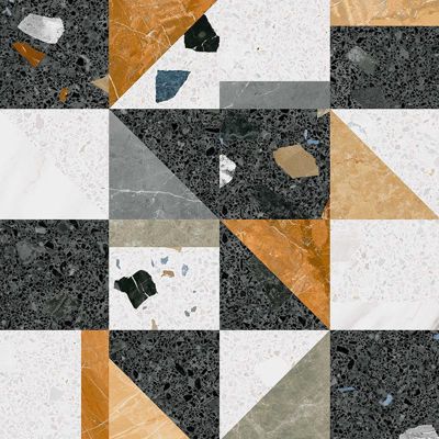 Carrelage sol / mur effet terrazzo coloré 80x80 cm STELLATO R MULTICOLOR