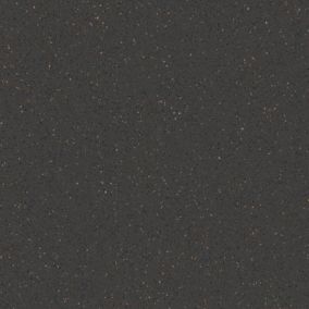 Carrelage sol / mur effet terrazzo grand format noir 80x80 cm MICRA R Grafito