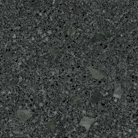 Carrelage sol / mur effet terrazzo noir 60x60 cm MISCELA R GRAFITO (vendu par boite de 1.44m2)