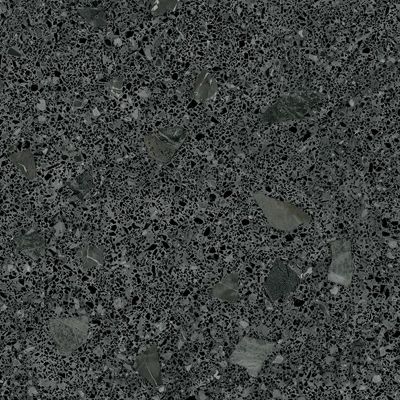 Carrelage sol / mur effet terrazzo noir 60x60 cm MISCELA R GRAFITO