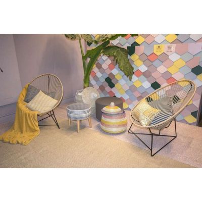 Carrelage sol / mur effet terrazzo rose 30x30 cm FARNESE AMALFI ROSE
