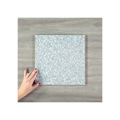 Carrelage sol / mur effet terrazzo vert 30x30 cm FARNESE AMALFI MAR