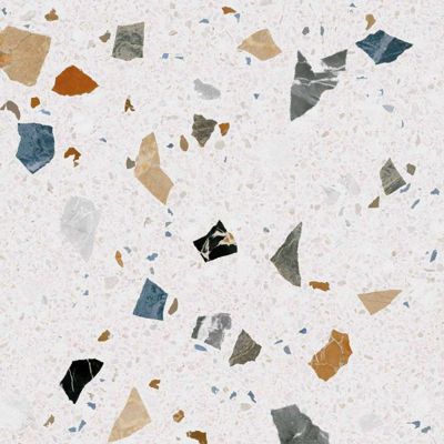 Carrelage sol / mur effet terrazzzo coloré 60x60 cm STRACCIATELLA NACAR