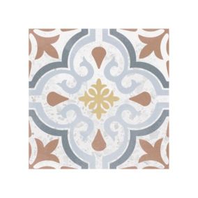 Carrelage sol / mur effet terrazzzo coloré à motif  20x20 cm STRACCIATELLA GUBA (vendu par boite 1m2)