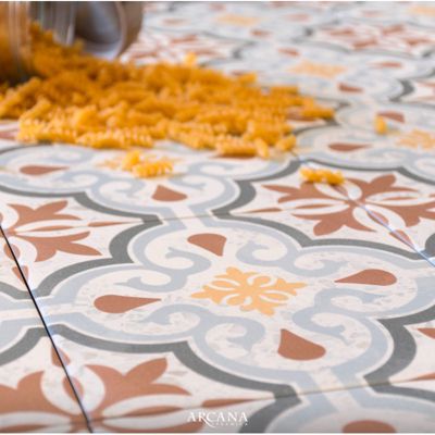 Carrelage sol / mur effet terrazzzo coloré à motif 20x20 cm STRACCIATELLA GUBA