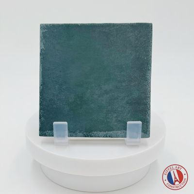 carrelage sol / mur effet zellige bejmat bleu 10x10 cm mate ARGILE GLACIER 10x10 cm