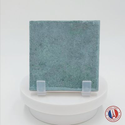 carrelage sol / mur effet zellige bejmat bleu 10x10 cm mate ARGILE SKY