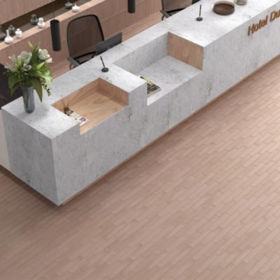 Carrelage sol / mur effet zellige bejmat marocain 5X15 cm bleu brillant 5X15 cm COCO BLUE GRASS WALL