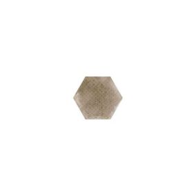 Carrelage sol / mur hexagonal effet béton à motif taupe 29,2x25,4 cm URBAN HEXA MELANGE NUT