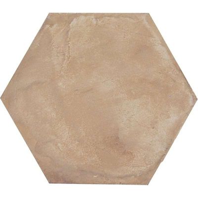 Carrelage sol / mur hexagonal effet ciment 25 x 21.6 cm TERRA OCRA HEXAGONAL