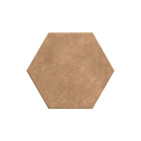 Carrelage sol / mur hexagonal effet ciment 25x21,6 cm TERRACRETA Chamotte Esagono (vendu par boite de 1.18m2)