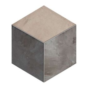 Carrelage sol / mur hexagonal effet ciment motif cube 25 x 21.6 cm TERRA ROMBO HEXAGONAL