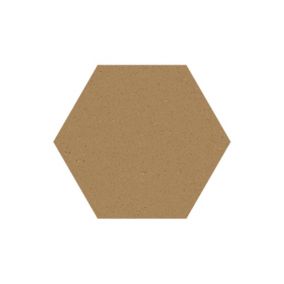 Carrelage sol / mur hexagonal effet terrazzo grand format  51,9x59,9 cm MICRA Hexagono Siena