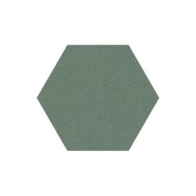 Carrelage sol / mur hexagonal effet terrazzo grand format bleu vert  51,9x59,9 cm MICRA Hexagono Indigo