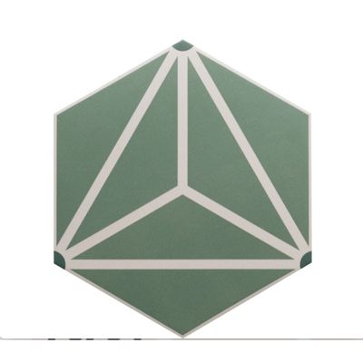 Carrelage sol / mur hexagonal à motif coloré 17,5x20 cm COIMBRA SOLAR 30661