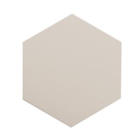 Carrelage sol / mur hexagonal uni taupe 17,5x20 cm COIMBRA TAUPE 30634