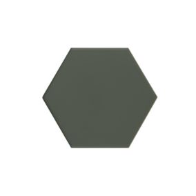 Carrelage sol / mur hexagonal uni vert mate 11,6x10,1 cm KROMATIKA GREEN