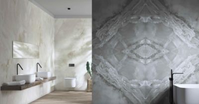 Carrelage sol/mur intérieur effet MARBRE l.60 x L.120 cm MAREA ANTHRACITE