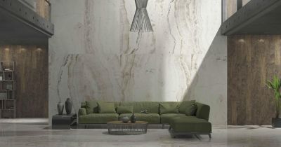 Carrelage sol/mur intérieur effet MARBRE l.60 x L.120 cm ONIKS BLANC