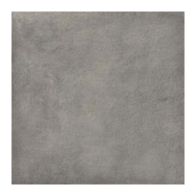 Carrelage sol / mur moderne gris 75x75 cm  MATERIKA DARK GREY (vendu par boite de 1.125m2)