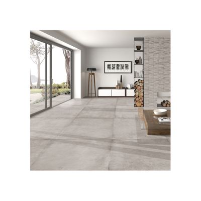 Carrelage sol / mur moderne gris 75x75 cm MATERIKA GREY