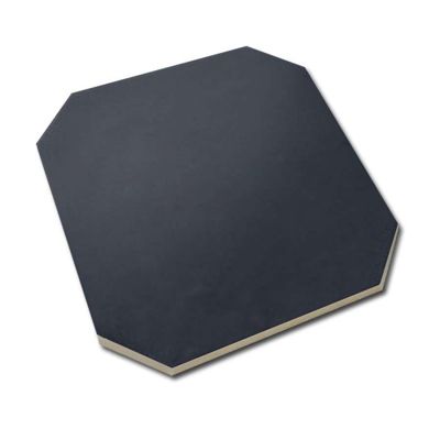 Carrelage sol / mur octogonal uni noir mate 20x20 cm OCTAGON NEGRO MATE