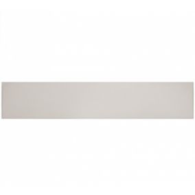 Carrelage sol / mur pose baton rompu chevron uni blanc mate 9,2x36,8 cm STROMBOLI WHITE PLUME (vendu par boite de 0.65m2)