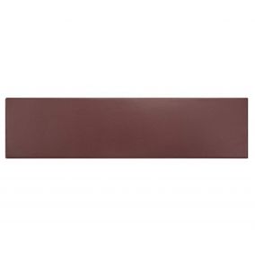 Carrelage sol / mur pose baton rompu chevron uni rouge bordeaux terre cuite mate STROMBOLI OXBLOOD(vendu par boite de 0.65m2)