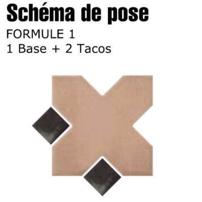 Carrelage sol / mur uni vert 20x20 cm VODEVIL OLIVA