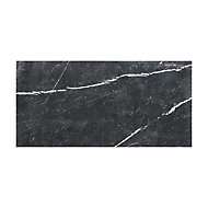 Carrelage sol noir 37x75cm Ultimate marble