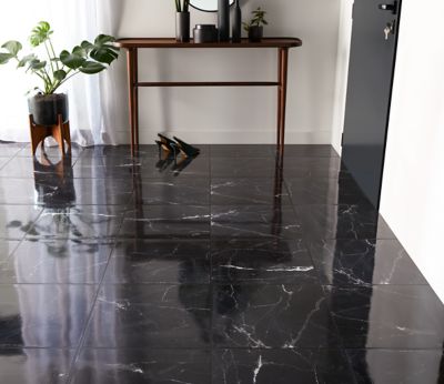 Carreau en pierre naturelle Travertin Marbre antique anthracite a noir Nero F-45-46086 - Mosaikfliesen - Glasmosaik - Keramikmosaik