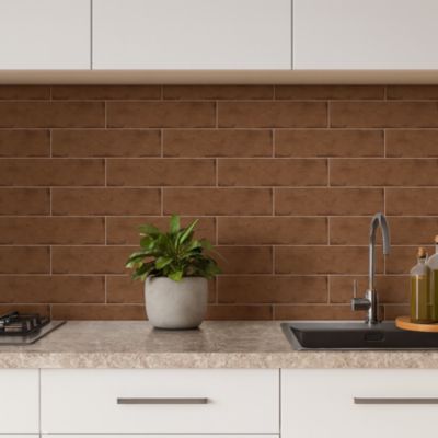 Carrelage SOLLER BROWN 7,5x30 cm effet zellige