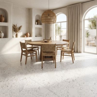 carrelage terrazzo miscela-R nacar 80x80 cm