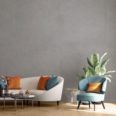 Carrellage Grès Cérame Italien Effet Béton Gris Clair Mat 80X80 ...