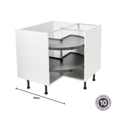 Carrousel d'angle 3/4 pour meuble de cuisine GoodHome Pebre 93 cm