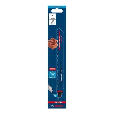 Carte 1 lame pour scie sabre S1543HM, carbure, 240 mm, pour brique et monomur - réf. 2608900414