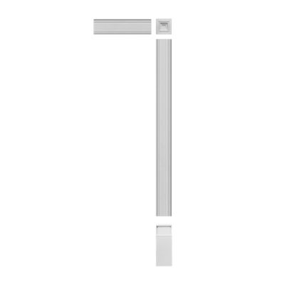 Carton complet de 41,40 mètres de cimaises DX119-2300 - 230x9,2x2,2cm - ORAC DECOR