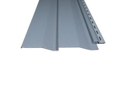 Carton de 14 m² de Bardage vinyle Gris clair D4DL 2,86m