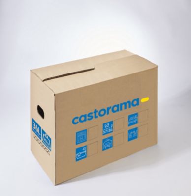 Carton de déménagement avec poignées 20 kg H. 30 x L. 40 x l. 30 cm, capacité 36 L