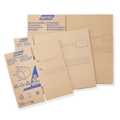 Cartons d'expédition 10 kg Mottez H. 25 x L. 12 x l. 35 cm, lot de 20