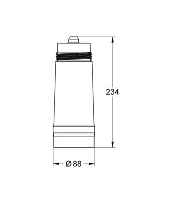 Cartouche à charbon pour robinets filtrants Grohe Blue Pure