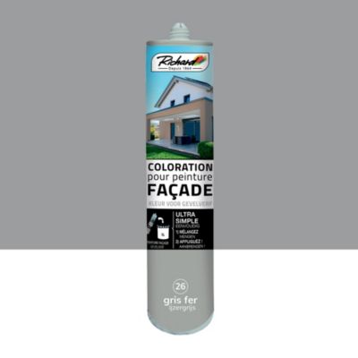 Cartouche colorant pour peinture façade - gris fer 26