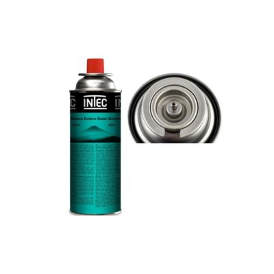 Cartouche de gaz - 4 pièces - 250gr - Gaz butane Bouteille Universelle à valve - Camping INTEC