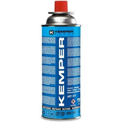 Cartouche de gaz butane 220 gr à baillonnette Réchaud Désherbeur Camping KEMPER