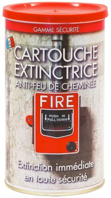 Cartouche extinctrice anti-feu de cheminée Pyrofeu